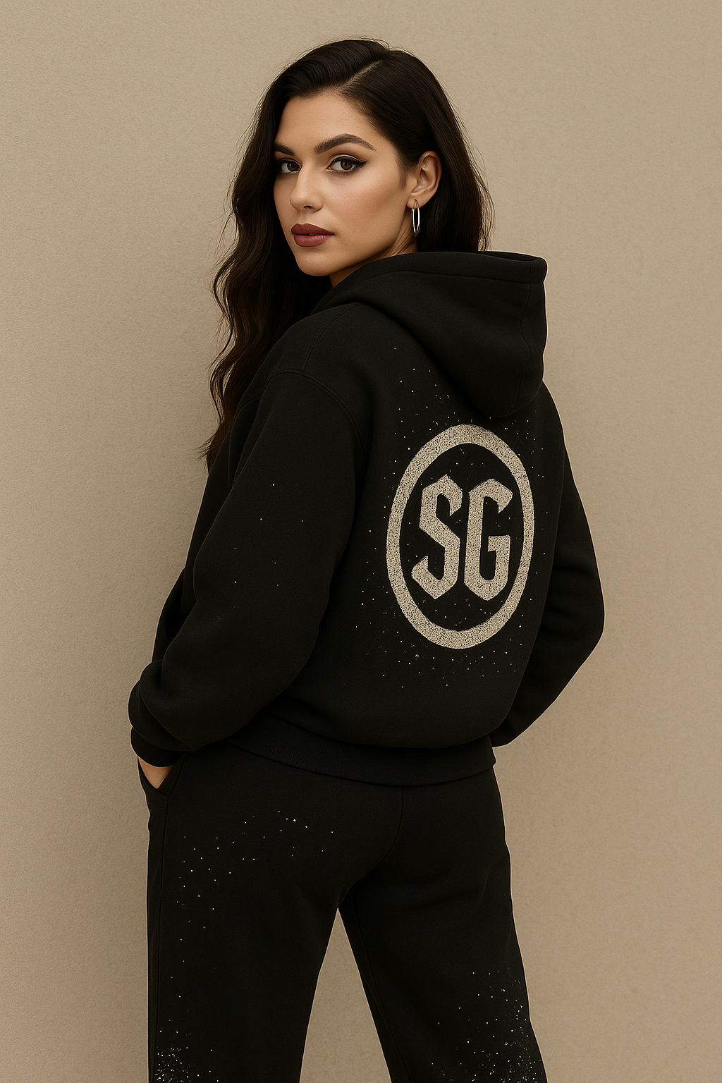 Sunfade Two-way Zipper Boxy Fleece Hoodie