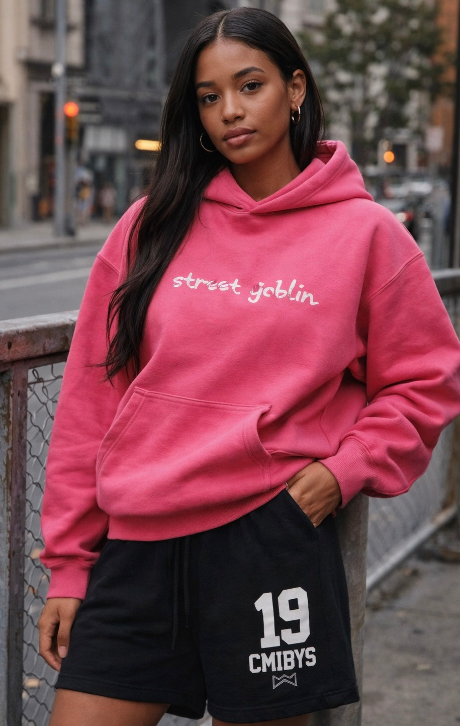 Street Goblin Essential Hoodie – Pink